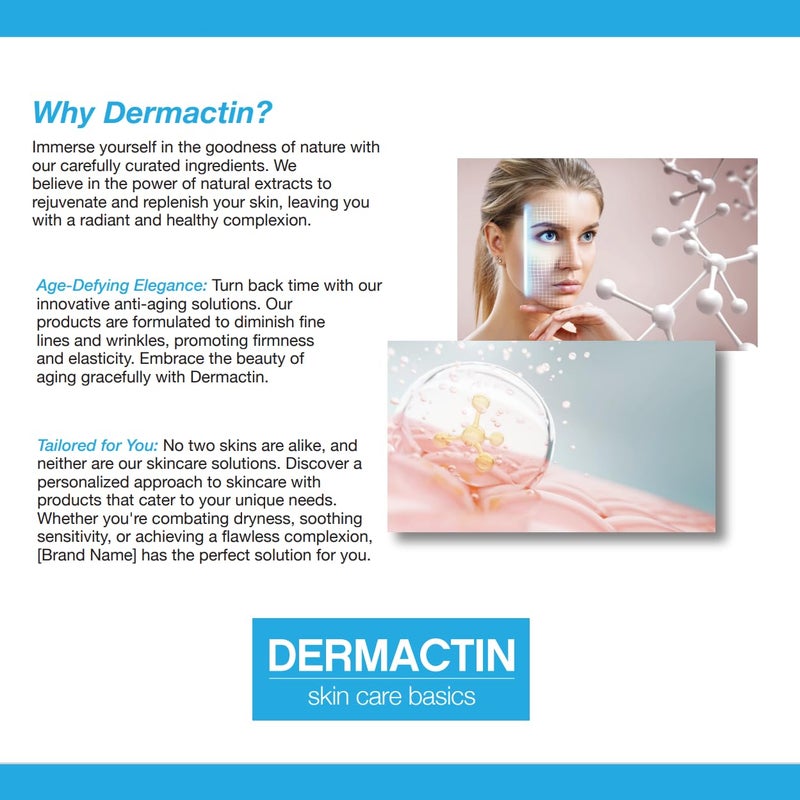 Dermactin قناع الوجه القابل للتقشير من ديرماكتين لمكافحة الشيخوخة بالكولاجين 1.76 أونصة - Image 2
